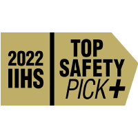 2022 IIHS TOP SAFETY PICK+ award