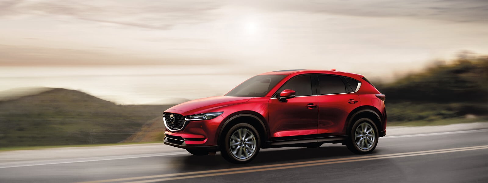 Highway driving with its high speeds, transport trucks and hazardous lane changes requires extra caution, and helpful technologies from Mazda.