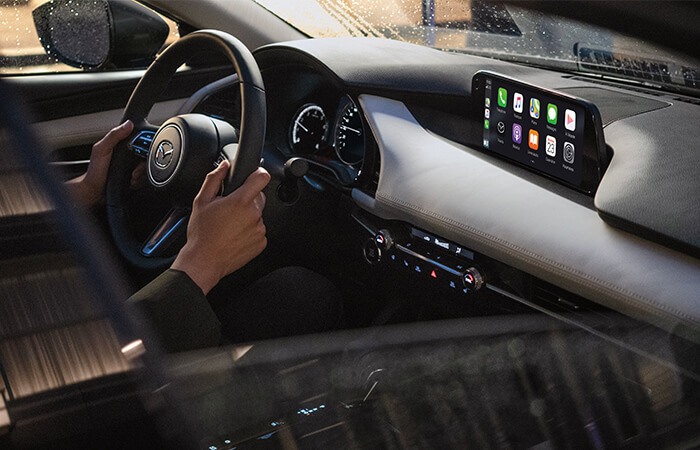 Tableau de bord de la Mazda3.