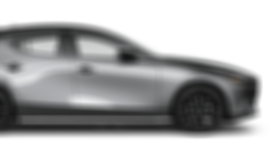Côté passager d’une Mazda3 Sport.passage
