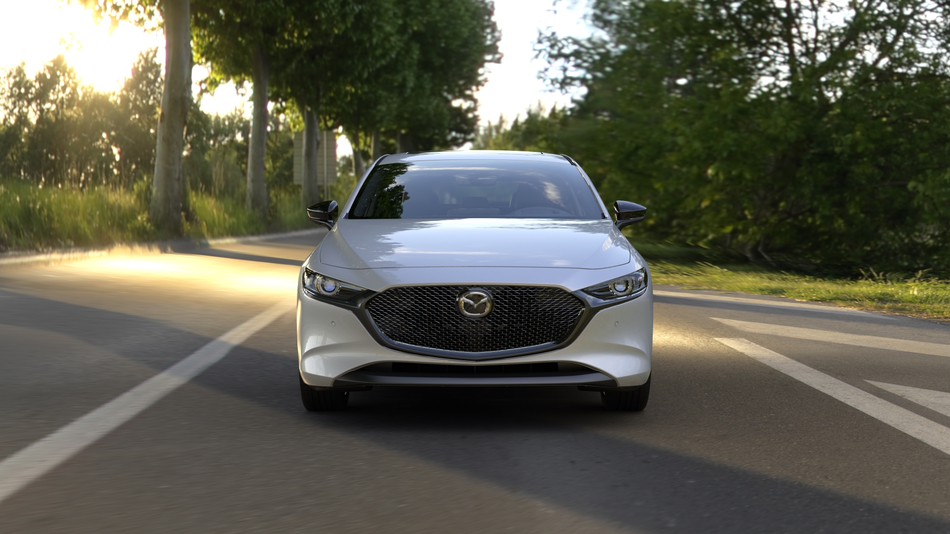 2024 Mazda3 Sport AWD Compact Hatchback Mazda Canada